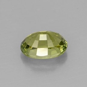 0,98 ctw natürlicher grüner Turmalin, Oval Schliff, VVS
