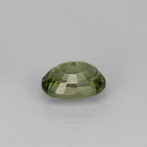 0,98 ctw natürlicher grüner Turmalin, Oval Schliff, VVS