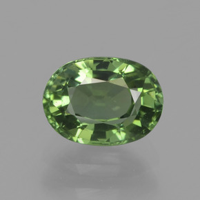 1,07 ctw natürlicher grüner Turmalin, Oval Schliff, VVS