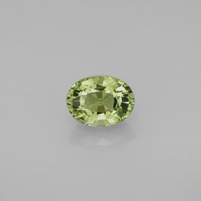 1,03 ctw natürlicher grüner Turmalin, Oval Schliff, VVS