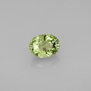 1,03 ctw natürlicher grüner Turmalin, Oval Schliff, VVS