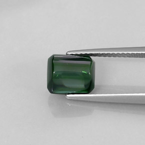 2,57 ctw natürlicher grüner Turmalin, Transparent, Transparent / Lichtdurchlässig