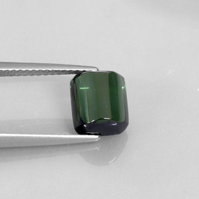 2,57 ctw natürlicher grüner Turmalin, Transparent, Transparent / Lichtdurchlässig
