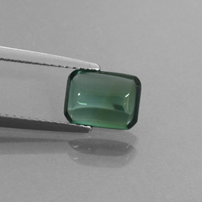 1,69 ctw natürlicher grüner Turmalin, Transparent, Transparent / Lichtdurchlässig