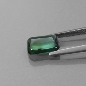 1,69 ctw natürlicher grüner Turmalin, Transparent, Transparent / Lichtdurchlässig