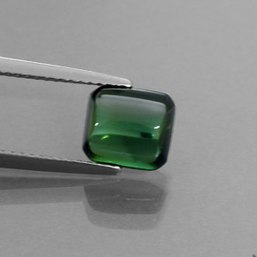 2,53 ctw natürlicher grüner Turmalin, Transparent, Transparent / Lichtdurchlässig