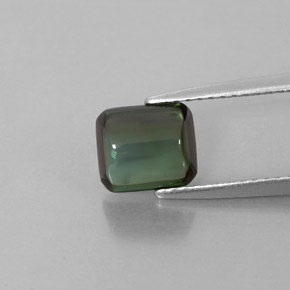 1,66 ctw natürlicher grüner Turmalin, Transparent, Transparent / Lichtdurchlässig