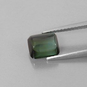 1,66 ctw natürlicher grüner Turmalin, Transparent, Transparent / Lichtdurchlässig