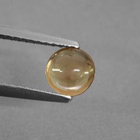 0,74 ctw natürlicher gelber Turmalin, Transparent, Transparent / Lichtdurchlässig