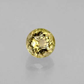 0,82 ctw natürlicher Gold Turmalin, Rundschliff, VVS