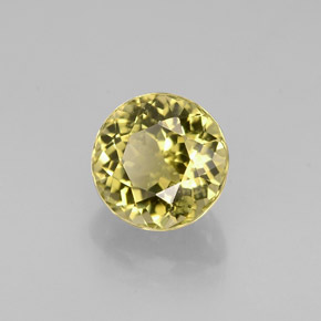 0,98 ctw natürlicher Gold Turmalin, Rundschliff, VVS-VS