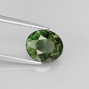 1,76 ctw natürlicher grüner Turmalin, Oval Schliff, VVS