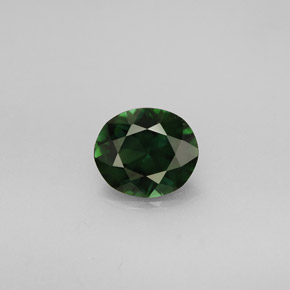 1,09 ctw natürlicher grüner Turmalin, Oval Schliff, VVS-VS