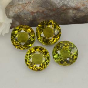 1,74 ct natürliche grüner Turmalin-Edelsteine, Rundschliff, VVS-VS