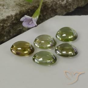 5.25 ct natürliche Mehrfarbig Turmalin-Edelsteine, Oval, Transparent