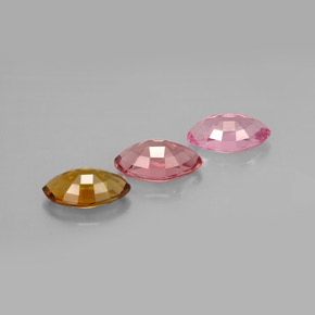 1,96 ct natürliche mehrfarbiger Turmalin-Edelsteine, Marquise, VVS-VS