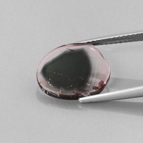 3,22 ctw natürlicher zweifarbiger Turmalin, Fantasieschliff, Transparent