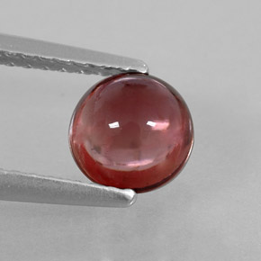 1,15 ctw natürlicher mehrfarbiger Turmalin, Rundschliff, Transparent
