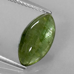 2,52 ctw natürlicher grüner Turmalin, Transparent, Transparent / Lichtdurchlässig
