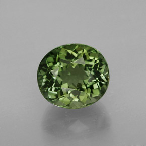 1,94 ctw natürlicher grüner Turmalin, Oval Schliff, VVS