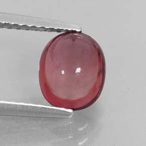 1,48 ctw natürlicher rosafarbener Turmalin, Transparent, Transparent / Lichtdurchlässig