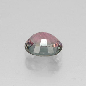 0,85 ctw natürlicher mehrfarbiger Turmalin, Oval Schliff, VVS