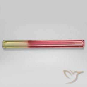 17.35ct Natürlicher Zweifarbig Turmalin, Smaragdschliff, VVS