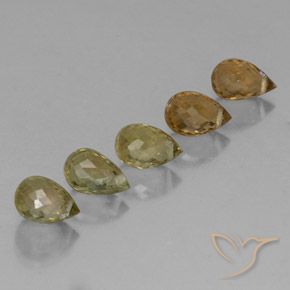 2.79 ct natürliche Mehrfarbig Turmalin-Edelsteine, Briolette, VS