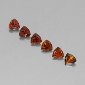 1,48 ct natürliche mehrfarbiger Turmalin-Edelsteine, Trillion, VVS-VS