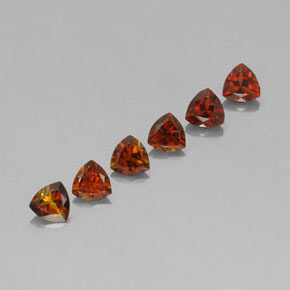 1,48 ct natürliche mehrfarbiger Turmalin-Edelsteine, Trillion, VVS-VS