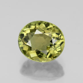1,76 ctw natürlicher grüner Turmalin, Oval Schliff, VVS