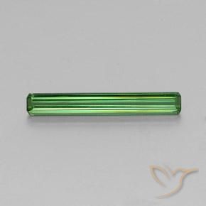 1.44ct Natürlicher Mittelgrün Turmalin, Smaragdschliff, VVS-VS