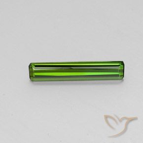 1.49ct Natürlicher Grün Turmalin, Oktagonschliff, VS, Photo A