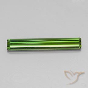 1.44ct Natürlicher tiefgrün Turmalin, Smaragdschliff, VS