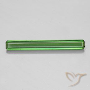 1.57ct Natürlicher Mittelgrün Turmalin, Smaragdschliff, VVS-VS