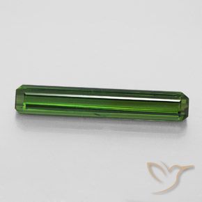 2.84ct Natürlicher Erdiges Grün Turmalin, Smaragdschliff, VS