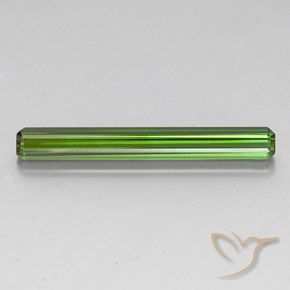 3.42ct Natürlicher tiefgrün Turmalin, Smaragdschliff, VVS-VS