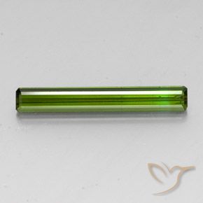 3.08ct Natürlicher dunkelgrün Turmalin, Smaragdschliff, VS-SI