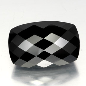 9,17 ctw natürlicher Schörl Turmalin, Kissenschliff, Lichtundurchlässig