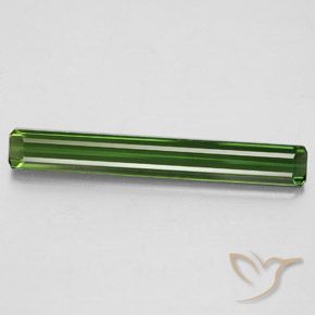 2.53ct Natürlicher Waldgrün Turmalin, Smaragdschliff, VS