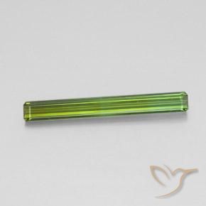 2.02ct Natürlicher Warmes Grün Turmalin, Smaragdschliff, VVS