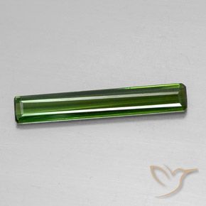 2.13ct Natürlicher Erdiges Grün Turmalin, Smaragdschliff, VVS-VS