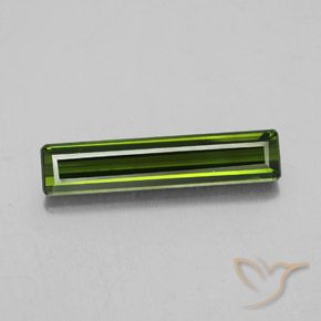 2.32ct Natürlicher Mittelgrün Turmalin, Smaragdschliff, VVS-VS