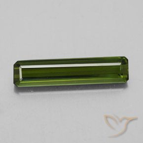 2.11ct Natürlicher Waldgrün Turmalin, Oktagonschliff, VVS, Photo A