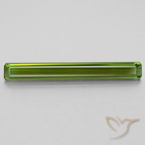 2.27ct Natürlicher tiefgrün Turmalin, Smaragdschliff, VVS
