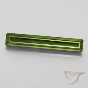 2.61ct Natürlicher Erdiges Grün Turmalin, Smaragdschliff, VVS