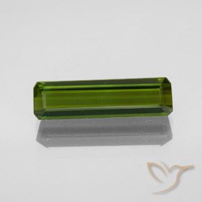 2.36ct Natürlicher Algengrün Turmalin, Smaragdschliff, VVS