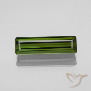 2.21ct Natürlicher Algengrün Turmalin, Smaragdschliff, VVS