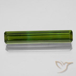 2.04ct Natürlicher tiefgrün Turmalin, Smaragdschliff, VVS-VS