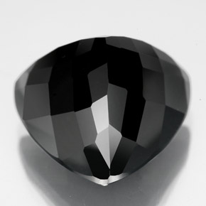 16,90 ctw natürlicher schwarzer Turmalin, Trillion, Lichtundurchlässig